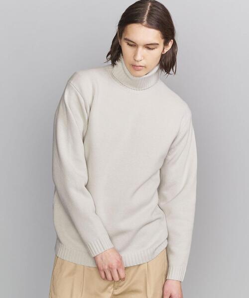 BEAUTY&YOUTH UNITED ARROWS(ビューティーアンドユースユナイテッドアローズ)の「BY ミドルゲージ オフタートルネック ニット(ニット/セーター・メンズ・ナチュラル/グレー/ブラック・X-LARGE/LARGE/MEDIUM/SMALL)」の8枚目の写真