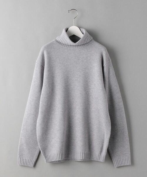 BEAUTY&YOUTH UNITED ARROWS(ビューティーアンドユースユナイテッドアローズ)の「BY ミドルゲージ オフタートルネック ニット(ニット/セーター・メンズ・ナチュラル/グレー/ブラック・X-LARGE/LARGE/MEDIUM/SMALL)」の4枚目の写真