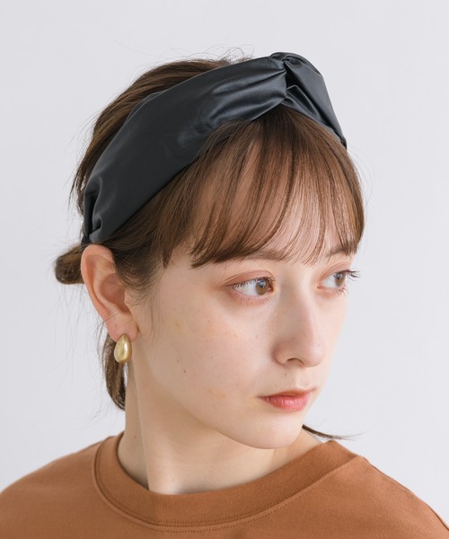 セール Katharine Ross エコレザー ターバン風カチューシャ Web限定 カチューシャ Katharine Ross キャサリンロス のファッション通販 Zozotown