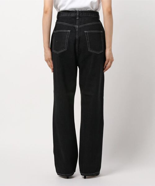 SpRay（スプレイ）の「ステッチハイウエストストレートパンツ（その他パンツ・レディース・ブルー/アイボリー/ブラック系その他・SMALL/MEDIUM/LARGE）」の5枚目の写真