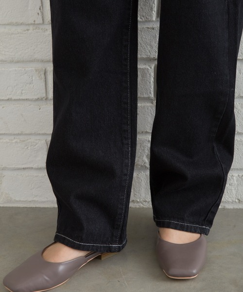 SpRay（スプレイ）の「ステッチハイウエストストレートパンツ（その他パンツ・レディース・ブルー/アイボリー/ブラック系その他・SMALL/MEDIUM/LARGE）」の18枚目の写真