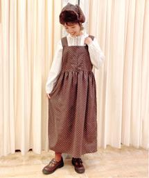 セール 格子花柄ワンピース ワンピース Ehka Sopo エヘカソポ のファッション通販 Zozotown