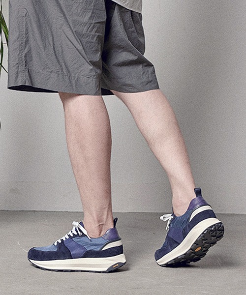 EARLE(アール)の「EARLE アール / Multi seven sneakers マルチセブンスニーカーダッドシューズ / ER1401(スニーカー・メンズ・ブラック/ブルー/トリコロール/ライトベージュ・44/40/42)」の3枚目の写真