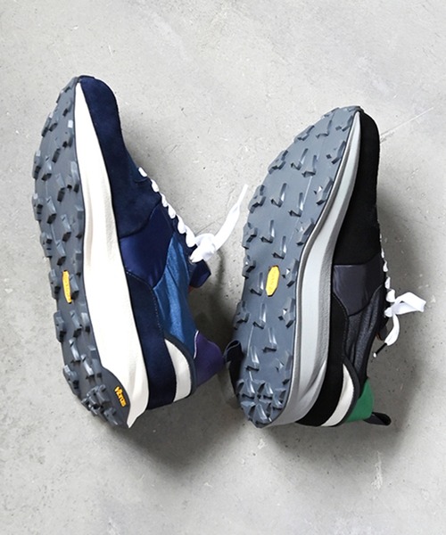 EARLE(アール)の「EARLE アール / Multi seven sneakers マルチセブンスニーカーダッドシューズ / ER1401(スニーカー・メンズ・ブラック/ブルー/トリコロール/ライトベージュ・44/40/42)」の7枚目の写真