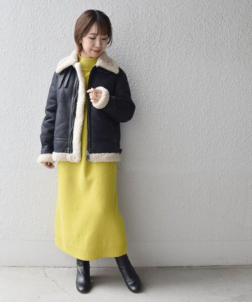 ALPHA（アルファ）の「ALPHA: B-3 フェイクムートン ジャケット