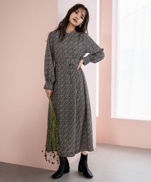mysty woman | 小花プチハイエンパイアワンピース 924073(ワンピース)