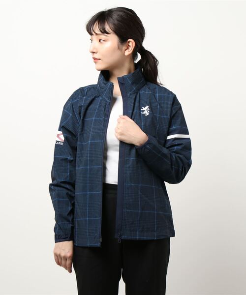 Admiral Golf（アドミラル　ゴルフ）の「[アドミラル ゴルフ] レディース フードイン スプラッシュジャケット　 （ナイロンジャケット・レディース・その他9/ホワイト/ブラック・L/M/S）」の3枚目の写真