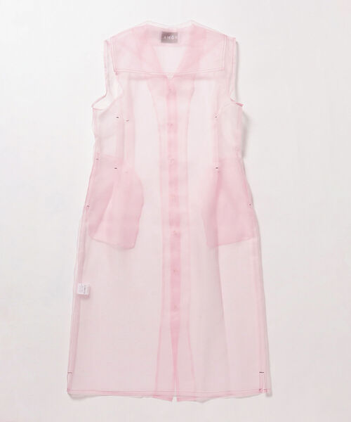 Ray BEAMS(レイビームス)の「NOMA t.d. × Ray BEAMS / 別注 シルク ベスト(ベスト・レディース・ピンク・ONE SIZE)」の6枚目の写真