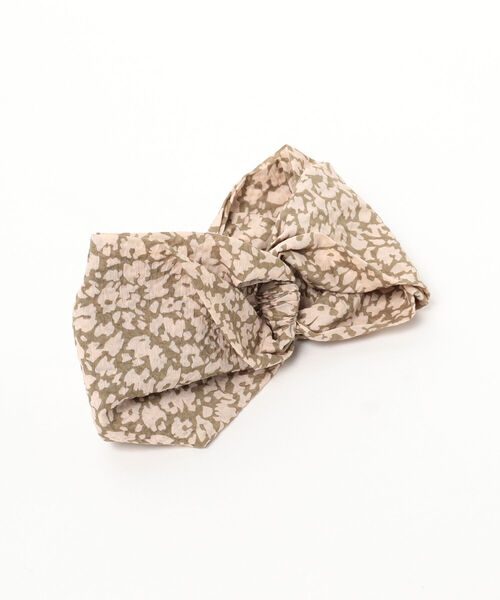 La Maison de Lyllis（メゾンドリリス）の「La Maison de Lyllis / MUSUBI ヘアバンド（ヘアバンド・レディース・ベージュ/ネイビー・ONE SIZE）」の4枚目の写真