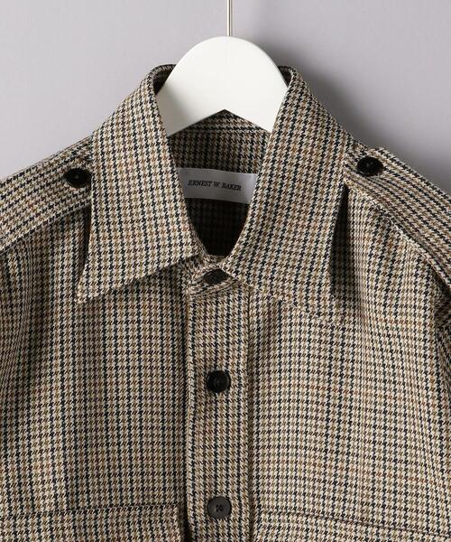 新品 ERNEST W.BAKER ハウンドトゥース クラシック ジャケット ERNEST