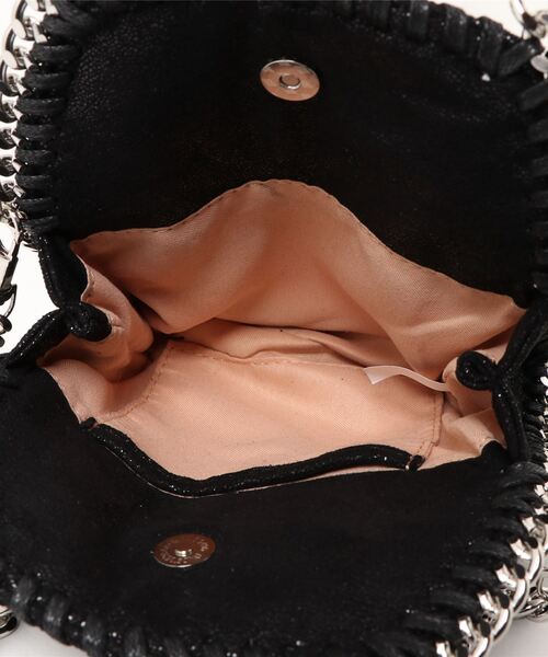 DONOBAN（ドノバン）の「チェーントリミングミニバッグ（ショルダーバッグ・レディース・ブラック/シルバー/ホワイト/ピンク/ブラウン・ONESIZE）」の22枚目の写真