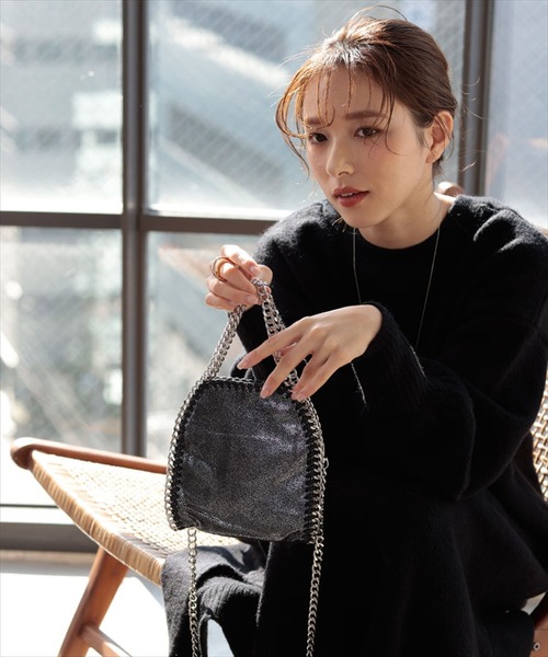 チェーントリミングミニバッグ（ショルダーバッグ）｜DONOBAN