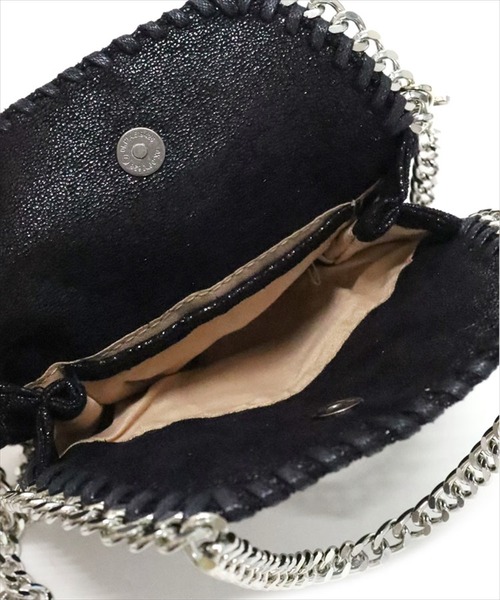 DONOBAN（ドノバン）の「チェーントリミングミニバッグ（ショルダーバッグ・レディース・ブラック/シルバー/ホワイト/ピンク/ブラウン・ONESIZE）」の17枚目の写真