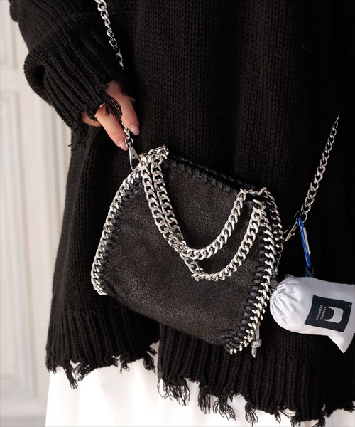 ミニバッグ　dopタンバリン ブラック ミニトートバッグ dopタンバリン ブラック ミニトートバッグ dop