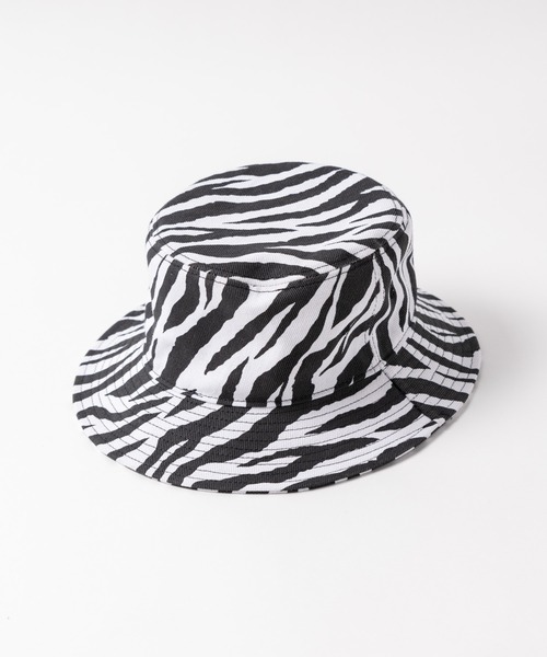 INTER FACTORY(インターファクトリー)の「インフルエンサー Karen. - ゼブラ柄バケットハット made in INTER FACTORY(ハット・レディース・ゼブラ・FREE)」の8枚目の写真