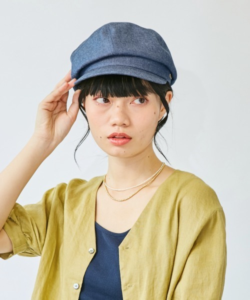 kaorinomori（カオリノモリ）の「【カオリノモリ】ﾗｶﾞｯﾄｷｬｽ（キャスケット・レディース・ブラック/ネイビー/ブラウン・M/57.5cm）」の11枚目の写真