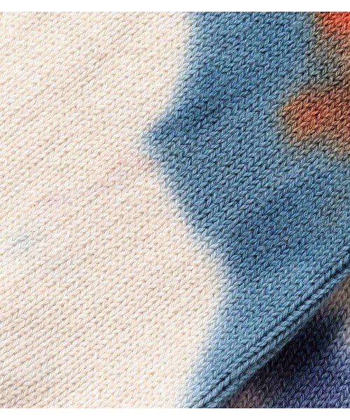 ANONYMOUSISM（アノニマスイズム）の「【ANONYMOUSISM】アノニマスイズム タイダイ クルー丈ソックス（ソックス/靴下・メンズ・ネイビー/ブラウン/ブルー/ピンク/レンガ/パープル/レッド/ミント/ワイン・25cm～27cm）」の13枚目の写真