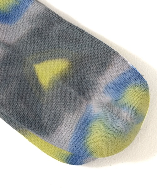 ANONYMOUSISM（アノニマスイズム）の「【ANONYMOUSISM】アノニマスイズム タイダイ クルー丈ソックス（ソックス/靴下・メンズ・ネイビー/ブラウン/ブルー/ピンク/レンガ/パープル/レッド/ミント/ワイン・25cm～27cm）」の21枚目の写真