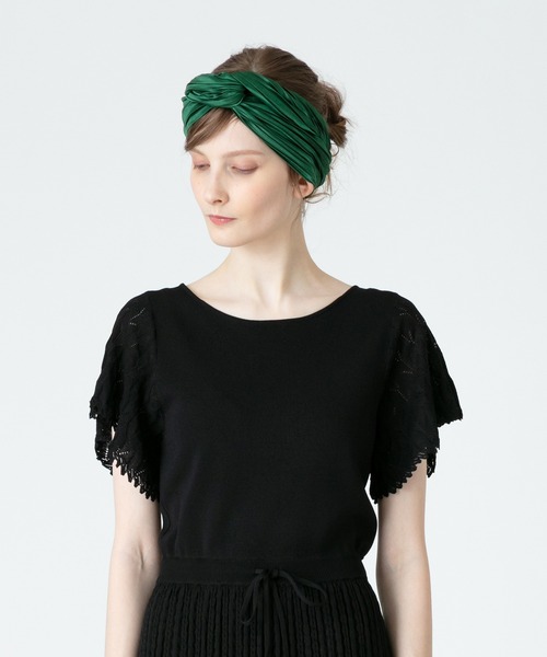 美品✨LOULOU WILLOUGHBY レーシィニットワンピース 黒 2 LOULOU WILLOUGHBY(ルルウィルビー)の「【LOULOU WILLOUGHBY