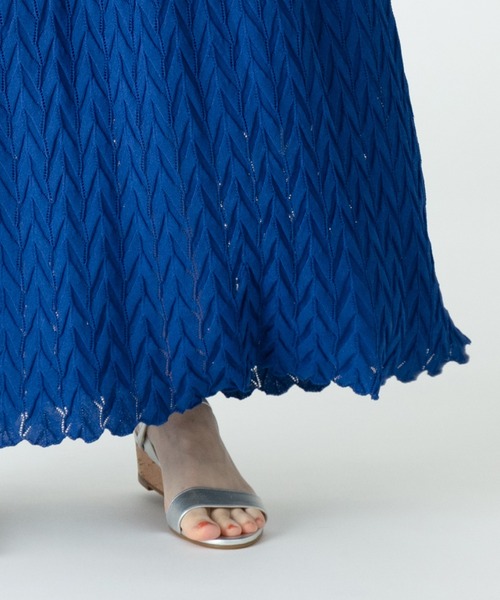 美品✨LOULOU WILLOUGHBY レーシィニットワンピース 黒 2 LOULOU WILLOUGHBY（ルルウィルビー）の「【LOULOU WILLOUGHBY
