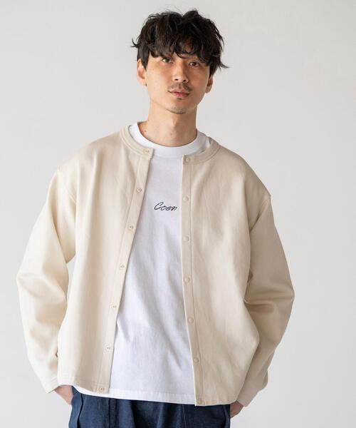 coen(コーエン)の「ワッフルWフェイスクルーネックカーディガン(カーディガン/ボレロ・メンズ・ベージュ/ケリー・LARGE/SMALL/MEDIUM/X-LARGE)」の19枚目の写真