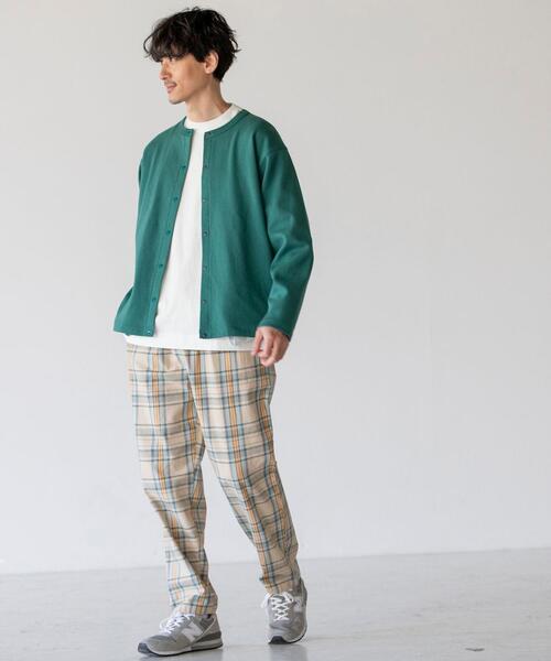 coen(コーエン)の「ワッフルWフェイスクルーネックカーディガン(カーディガン/ボレロ・メンズ・ベージュ/ケリー・LARGE/SMALL/MEDIUM/X-LARGE)」の15枚目の写真