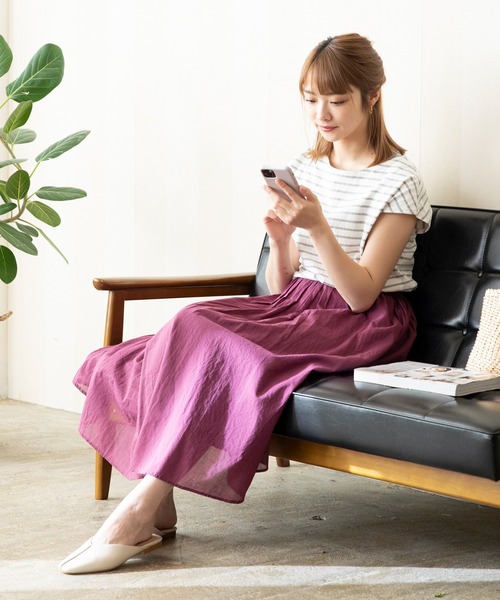 menue（メヌエ）の「センターシーム スクエアトゥフラットミュール（サンダル・レディース・アイボリー/ブラック/ベージュ/ブラウン・3L/M/XS/L/LL/S）」の15枚目の写真