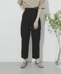 リネンヘリンボーンパイピングパンツ