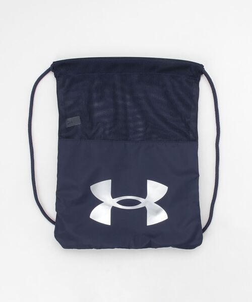 UNDER ARMOUR(アンダーアーマー)の「UAハーフ メッシュ サックパック(ベースボール/メンズ)(その他・メンズ・ダークネイビー/ブラック/ネイビー・ONESIZE)」の2枚目の写真