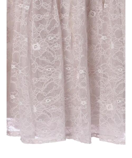 Maison de FLEUR（メゾンドフルール）の「レースティアードスカート（スカート・レディース・ライトグレー/ブラック・FREE）」の10枚目の写真