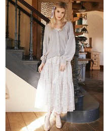 レースティアードスカート