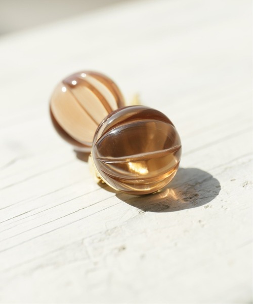 IENA（イエナ）の「【LUCAS JACK/ルーカス ジャック】CANDY イヤリング◆（イヤリング・レディース・ホワイト系その他/グレー/ブラウン系その他/ベージュ/グリーン/グリーン系その他・FREE）」の3枚目の写真