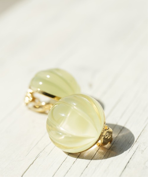 IENA（イエナ）の「【LUCAS JACK/ルーカス ジャック】CANDY イヤリング◆（イヤリング・レディース・ホワイト系その他/グレー/ブラウン系その他/ベージュ/グリーン/グリーン系その他・FREE）」の6枚目の写真