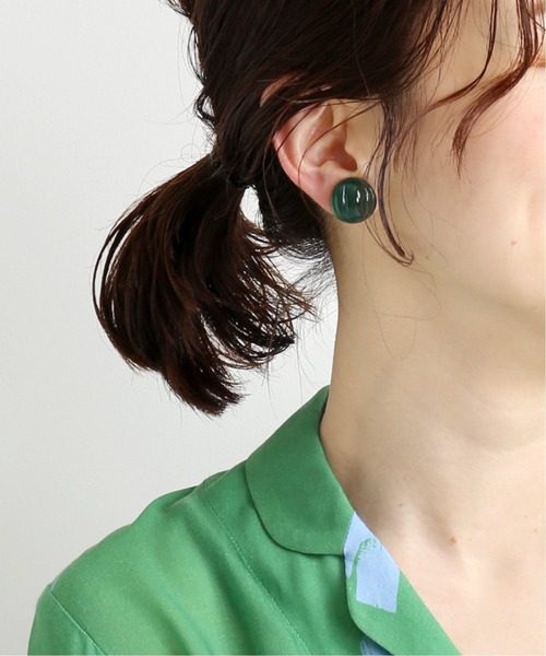 IENA（イエナ）の「【LUCAS JACK/ルーカス ジャック】CANDY イヤリング◆（イヤリング・レディース・ホワイト系その他/グレー/ブラウン系その他/ベージュ/グリーン/グリーン系その他・FREE）」の5枚目の写真