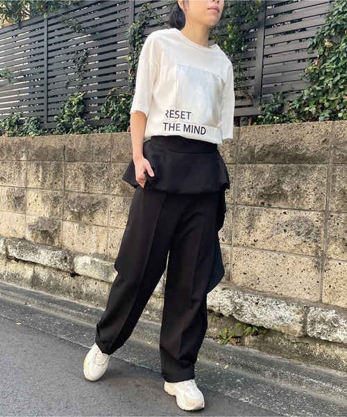 AVIE（アビィ）の「【AVIE定番】フリルパンツ（スラックス）」 - WEAR