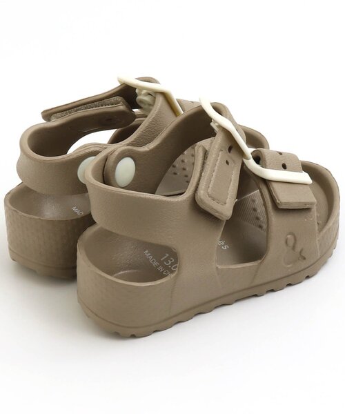 apres les cours（アプレレクール）の「EVAサンダル（サンダル・キッズ・ブラウン/ピンク/ミント/オフホワイト・13/14/17/15 /16/18/19）」の14枚目の写真