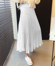 シースループリーツスカート【数量限定販売】
