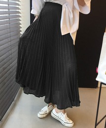 シースループリーツスカート【数量限定販売】