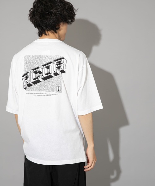 ITEMS URBANRESEARCH（アイテムズ アーバンリサーチ）の「プリントTシャツ NOISE（Tシャツ/カットソー・メンズ・ホワイト/ブラック・LARGE/MEDIUM）」の3枚目の写真