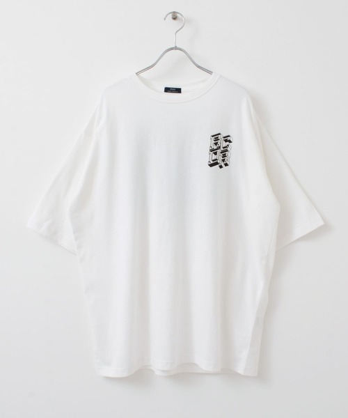 ITEMS URBANRESEARCH（アイテムズ アーバンリサーチ）の「プリントTシャツ NOISE（Tシャツ/カットソー・メンズ・ホワイト/ブラック・LARGE/MEDIUM）」の9枚目の写真