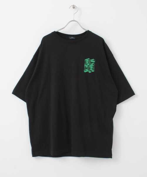 ITEMS URBANRESEARCH（アイテムズ アーバンリサーチ）の「プリントTシャツ NOISE（Tシャツ/カットソー・メンズ・ホワイト/ブラック・LARGE/MEDIUM）」の10枚目の写真