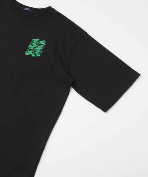 ITEMS URBANRESEARCH（アイテムズ アーバンリサーチ）の「プリントTシャツ NOISE（Tシャツ/カットソー・メンズ・ホワイト/ブラック・LARGE/MEDIUM）」の11枚目の写真