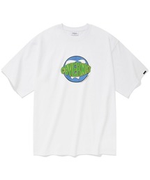 【COVERNAT】WORLD EARTH LOGO S/S TEE / カバーナット ワールド アース ロゴ Tシャツ