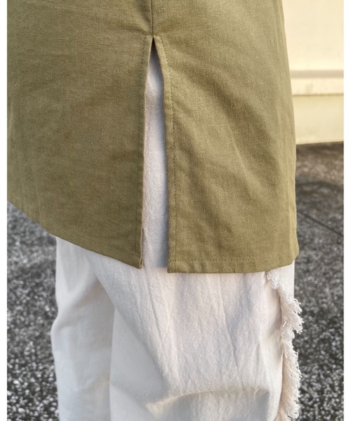 Solace(ソレイス)の「フロントホックベスト(ベスト・レディース・カーキブラウン/ナチュラル・FREE)」の3枚目の写真