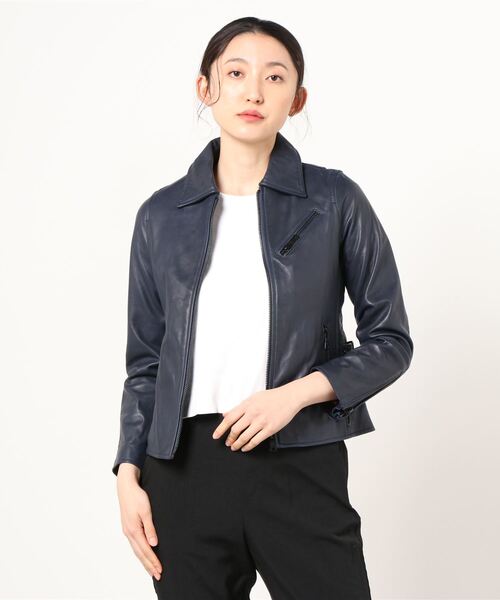 London Denim 高機能耐水機能 ラムレザー ライダース ジャケット London Denim ジャケット ライダースジャケット 高機能耐水機能