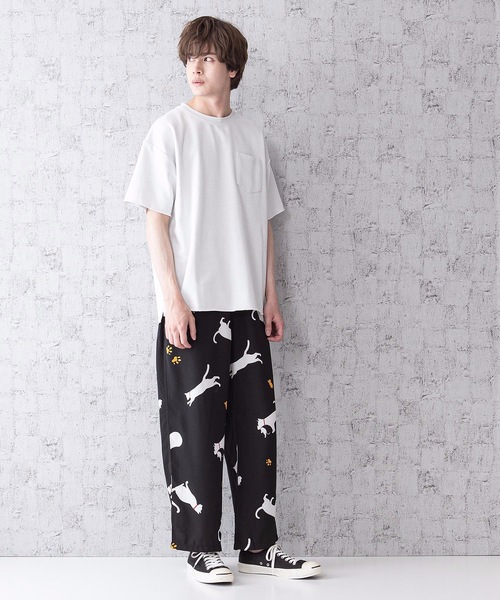 Blue Standard (ブルースタンダード)の「【BLUE STANDARD】シルキータッチ総柄ワイドシェフパンツ ワイドパンツ(その他パンツ・メンズ・その他1/その他2・MEDIUM/LARGE)」の5枚目の写真