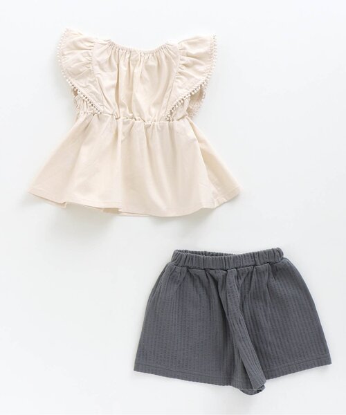 apres les cours（アプレレクール）の「ラッフルチュニック＆サッカーショートパンツSET（チュニック・キッズ・アイボリー/イエロー・80/90/100/110/120/130）」の21枚目の写真