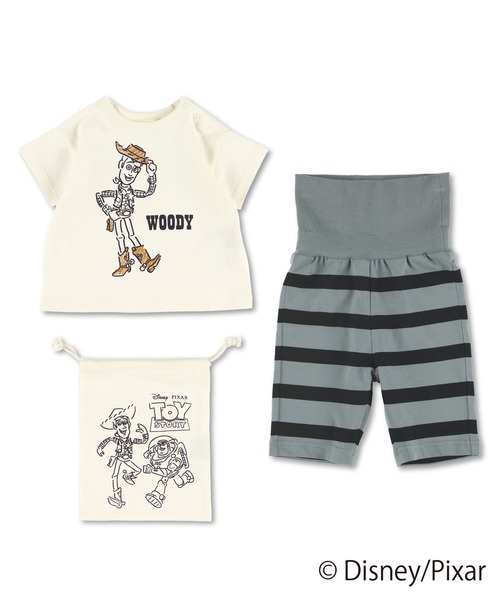 セール ルームウェア Disney ディズニー のファッション 半袖パジャマ 上下セット ルームウェア パジャマ トイ ストーリー