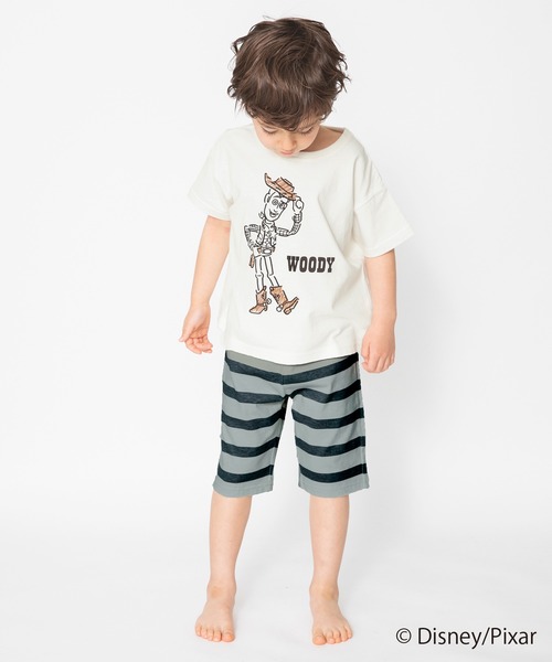 セール ルームウェア Disney ディズニー のファッション 半袖パジャマ 上下セット ルームウェア パジャマ トイ ストーリー
