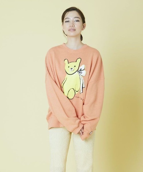 LittleSunnyBite/リトルサニーバイト/little sunny bite×ogura akane bear sweat top